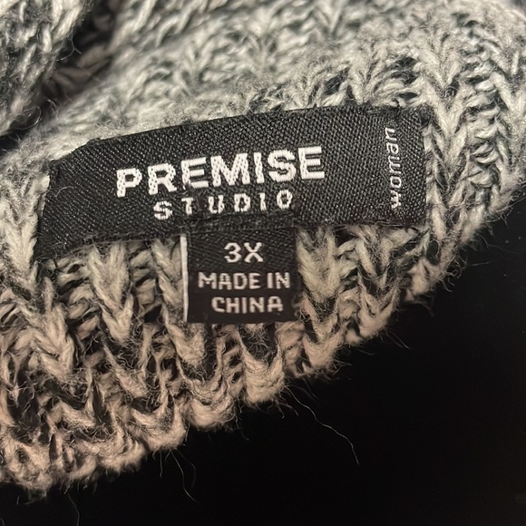 Premise studio woman's gray sweater 3X - Picture 4 of 4